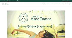 Desktop Screenshot of monamedanse.com